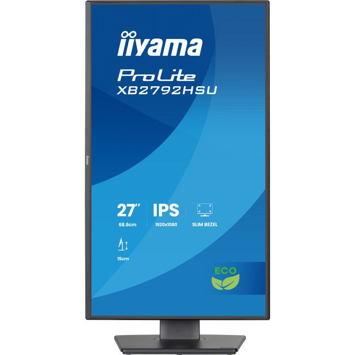 iiyama ProLite XB2792HSU-B1 monitor de ecrã 68,6 cm (27") 1920 x 1080 pixels Full HD LED Preto
