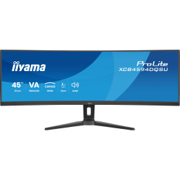 iiyama ProLite XCB4594DQSU-B1 monitor de ecrã 113 cm (44.5") 5120 x 1440 pixels Dual QHD LED Preto