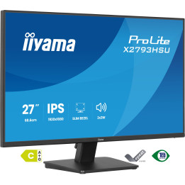 iiyama ProLite X2793HSU-B1 monitor de ecrã 68,6 cm (27") 1920 x 1080 pixels Full HD LED Preto