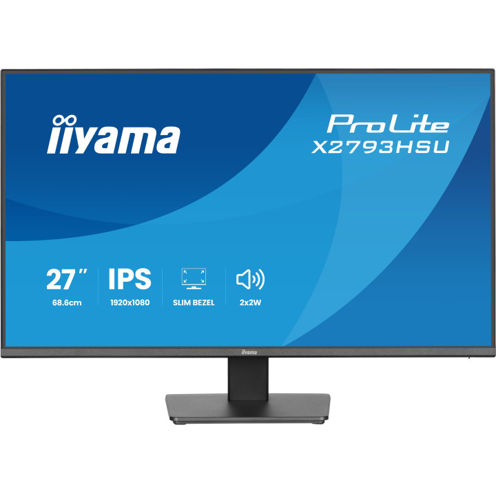 iiyama ProLite X2793HSU-B1 monitor de ecrã 68,6 cm (27") 1920 x 1080 pixels Full HD LED Preto