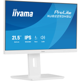 iiyama ProLite XUB2293HSU-W7 monitor de ecrã 54,6 cm (21.5") 1920 x 1080 pixels Full HD LED Branco