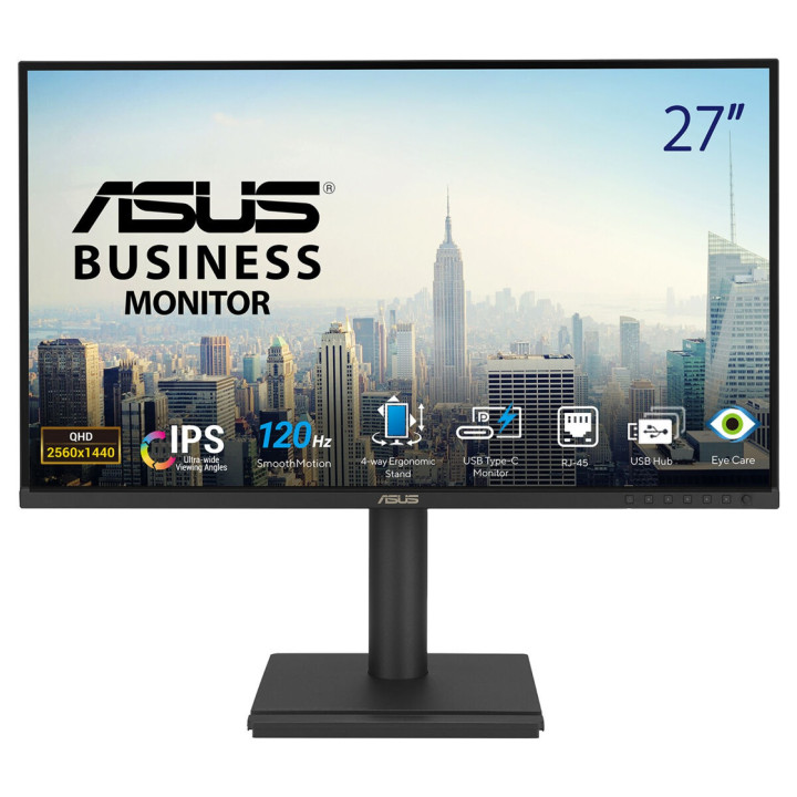 ASUS BE27ACGN monitor de ecrã 68,6 cm (27") 2560 x 1440 pixels Quad HD LCD Preto