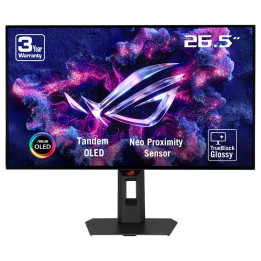 ASUS ROG Strix XG27AQWMG monitor de ecrã 67,3 cm (26.5") 2560 x 1440 pixels Quad HD OLED Preto