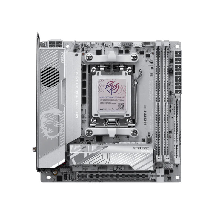 MSI MPG X870I EDGE TI EVO WIFI motherboard AMD X870 Ranhura AM5 mini ITX