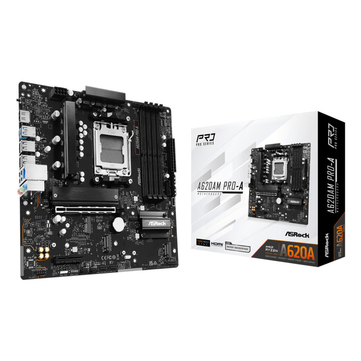 Asrock A620AM PRO-A AMD A620 Ranhura AM5 micro ATX