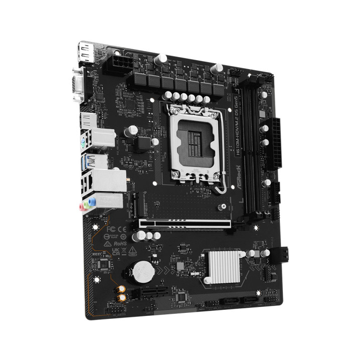 Asrock H610M-HDV M.2 D5 Gen5 Intel H610 LGA 1700 micro ATX