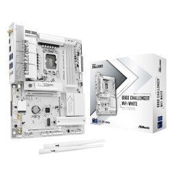 Asrock B860 Challenger WiFi White Intel B860 LGA 1851 (Socket V1) ATX