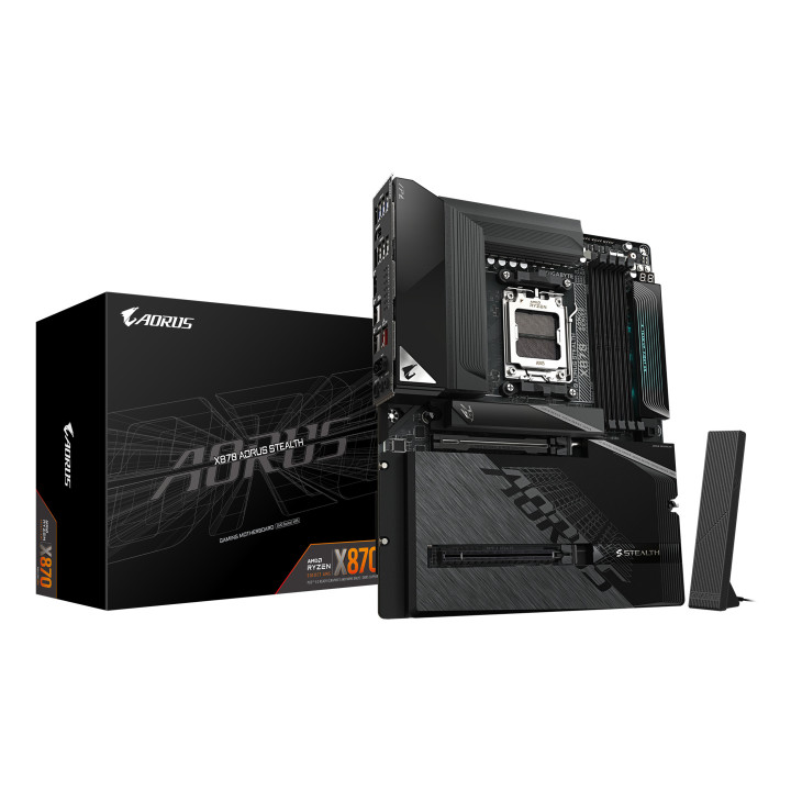GIGABYTE X870 AORUS STEALTH AMD X870 Ranhura AM5 ATX