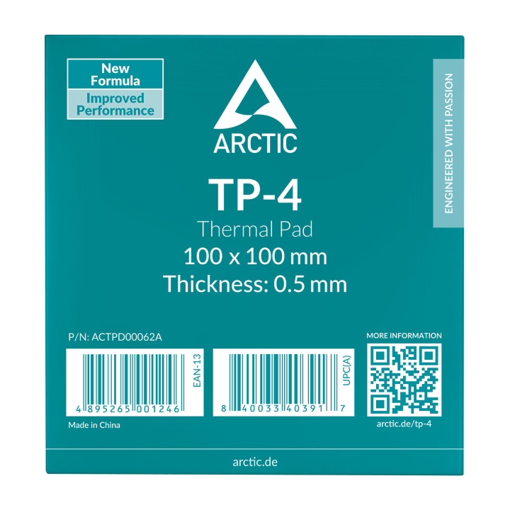 ARCTIC TP-4 pasta térmica Almofada térmica