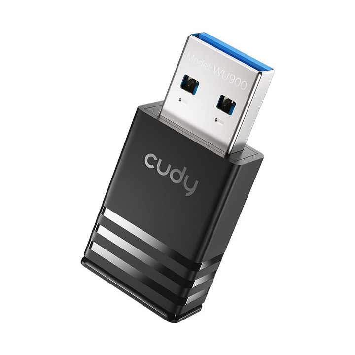 Cudy AX900 Dual-Band Wi-Fi 6 USB Adapter, WU900 1.0 WLAN 600 Mbit s