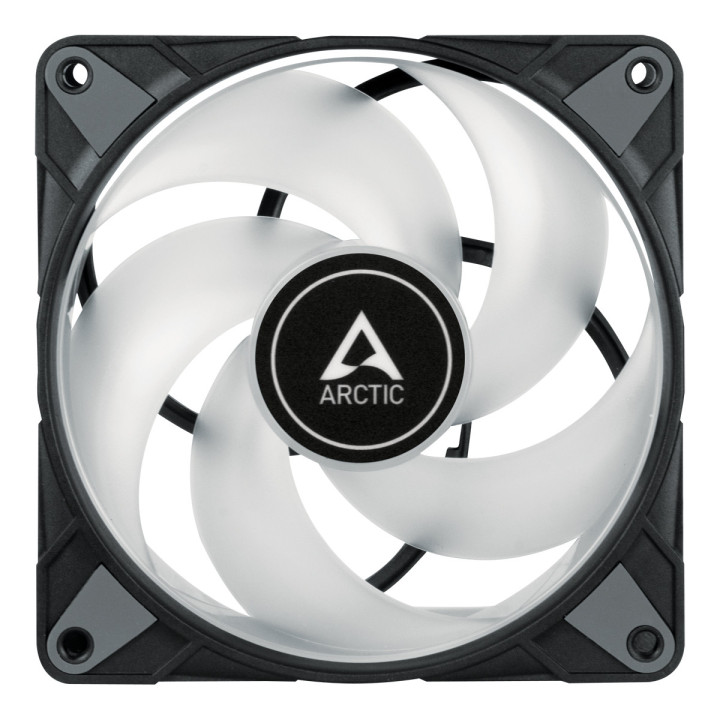 ARCTIC P12 PWM PST RGB 0dB Caixa de computador Ventoinha 12 cm Preto 3 unidade(s)