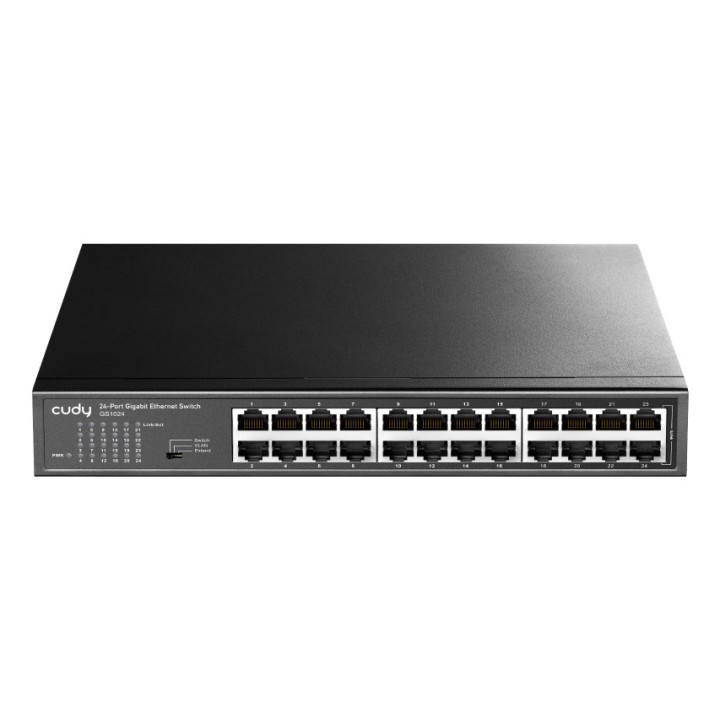 Cudy GS1024 switch de rede Não-gerido Gigabit Ethernet (10 100 1000) Preto