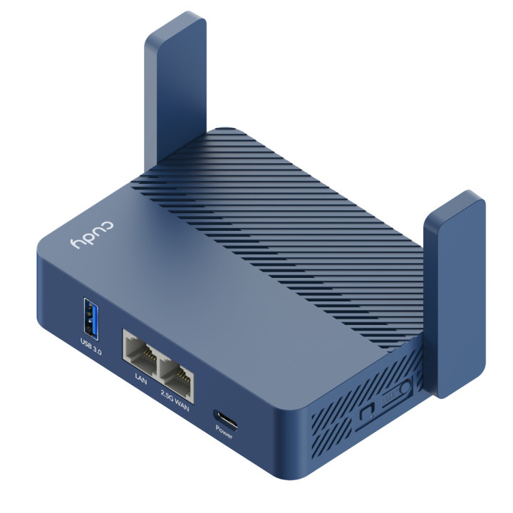 Cudy AX3000 router sem fios Gigabit Ethernet Dual-band (2,4 GHz   5 GHz) Azul