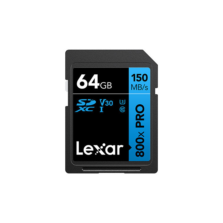 Lexar High-Performance 800xPRO 64 GB SDXC UHS-I Classe 10