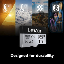Cartão de Memória Lexar Professional SILVER PLUS 1 TB MicroSDXC UHS-I