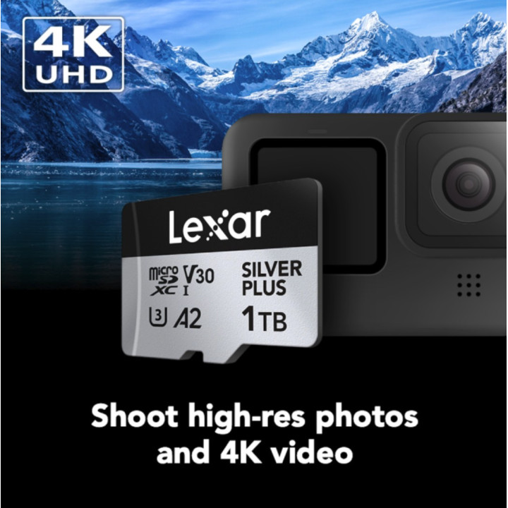 Cartão de Memória Lexar Professional SILVER PLUS 1 TB MicroSDXC UHS-I