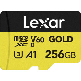 Cartão de Memória Lexar Professional GOLD 256 GB MicroSDXC UHS-II