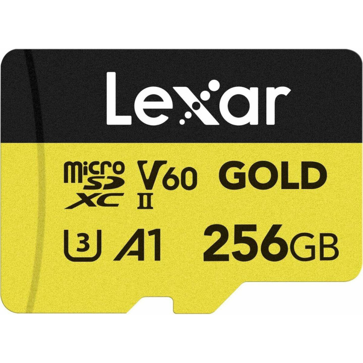 Cartão de Memória Lexar Professional GOLD 256 GB MicroSDXC UHS-II