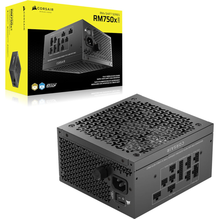 Corsair RMx Shift Series RM750x fonte de alimentação 750 W 24-pin ATX ATX Preto