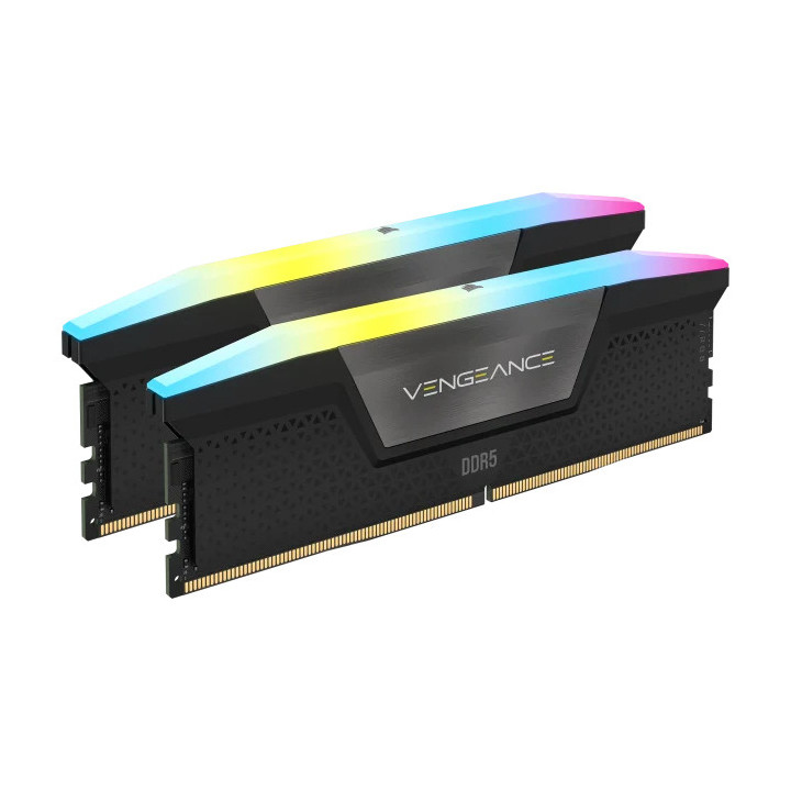 Corsair Vengeance RGB CMH64GX5M2D6000C40 módulo de memória 64 GB 2 x 32 GB DDR5 6000 MT s 288-pin DIMM
