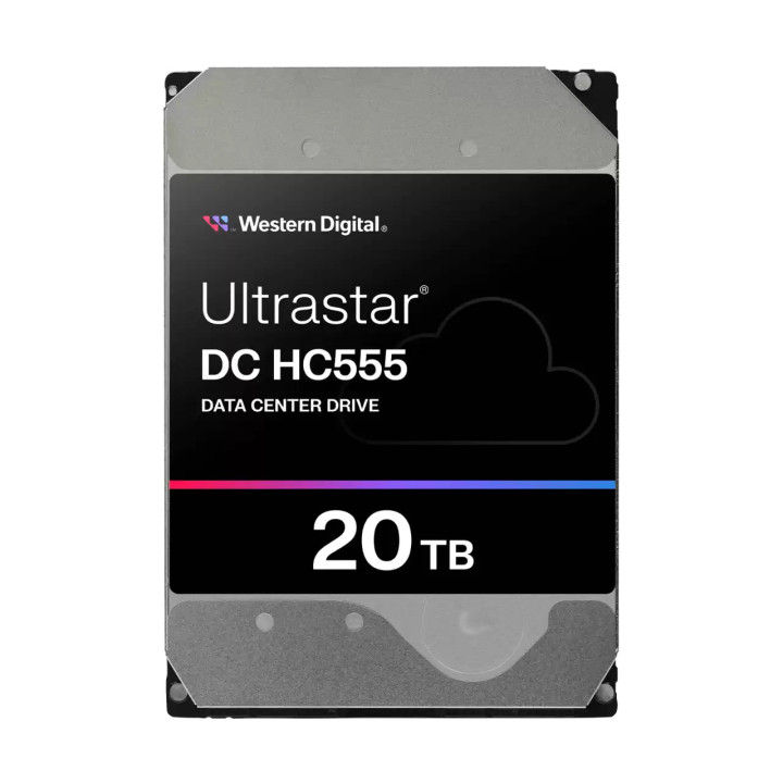 Western Digital Ultrastar DC HC555 unidade de disco rígido 20 TB 7200 RPM 512 MB 3.5" Serial ATA III