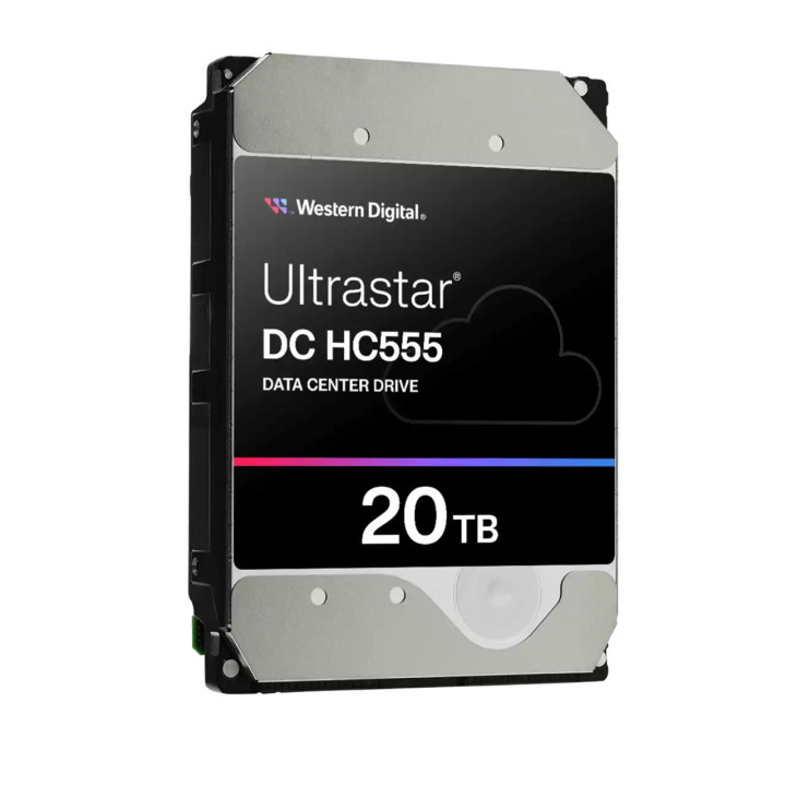 Western Digital Ultrastar DC HC555 unidade de disco rígido 20 TB 7200 RPM 512 MB 3.5" Serial ATA III