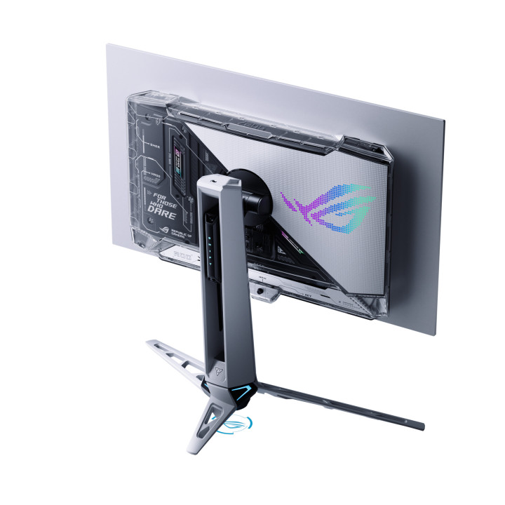 ASUS ROG Swift OLED PG27AQWP-W monitor de ecrã 67,3 cm (26.5") 2560 x 1440 pixels Quad HD LCD Prateado