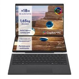 ASUS Zenbook Duo UX8407AA-U93BOHDCP1 Copilot+ PC Intel Core Ultra 9 386H Híbrido (2 em 1) 35,6 cm (14") Ecrã táctil WQXGA+ 32
