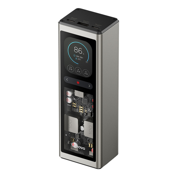 Lenovo G0A3140WWW power bank Ião-lítio 20000 mAh Dourado, Cinzento