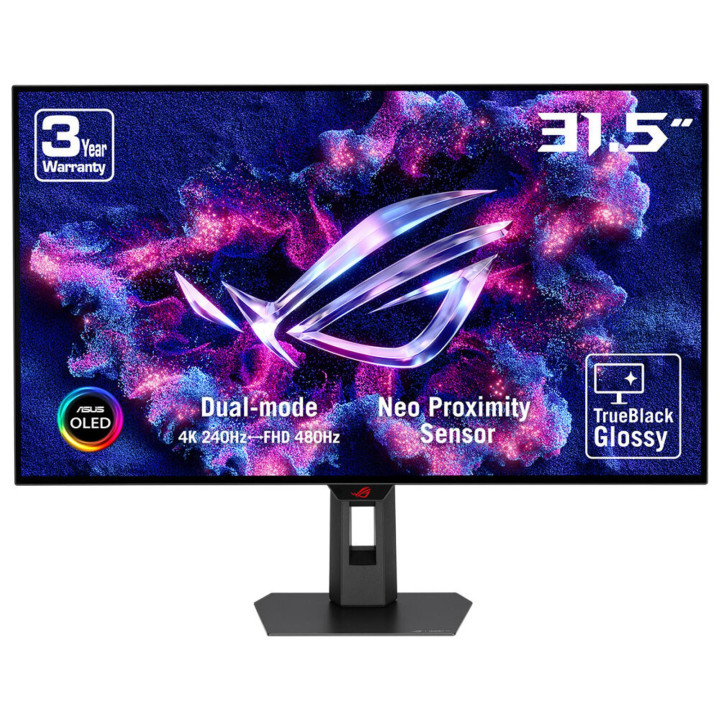 ASUS ROG Strix XG32UCWMG monitor de ecrã 80 cm (31.5") 3840 x 2160 pixels 4K Ultra HD OLED Preto