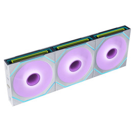 Ventoinha Lian Li UNI FAN SL120 Infinity FLEX Wireless Branco 120mm (Pack 3)
