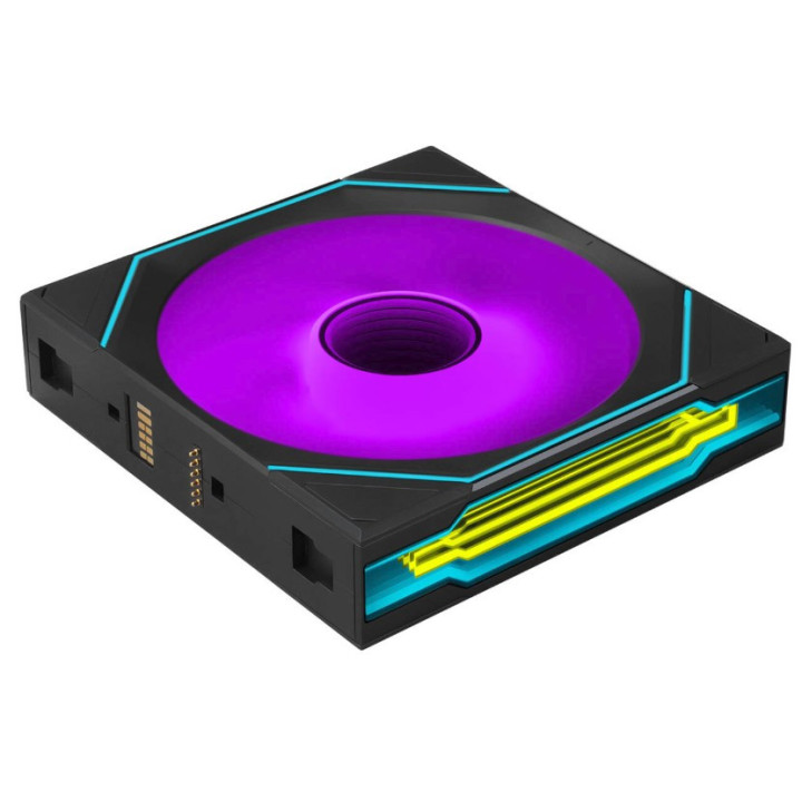 Ventoinha Lian Li UNI FAN SL120 Infinity FLEX Wireless Preto 120mm (Pack 3)