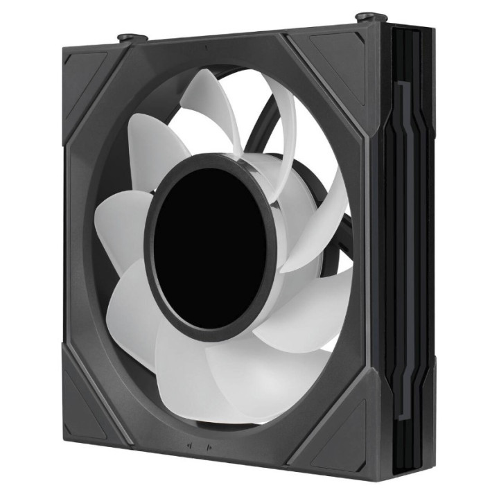 Ventoinha Lian Li UNI FAN SL120 LCD Infinity FLEX Wireless Reverse Blade Preto 120mm