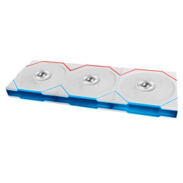 Ventoinha Lian Li UNI FAN TL120 FLEX Wireless Reverse Blade Branco 120mm (Pack 3)