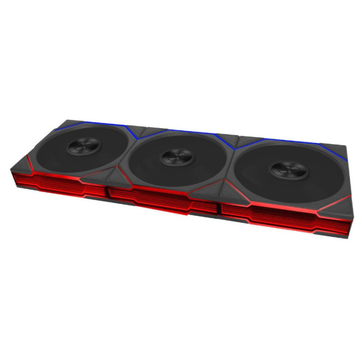 Ventoinha Lian Li UNI FAN TL120 FLEX Wireless Reverse Blade Preto 120mm (Pack 3)