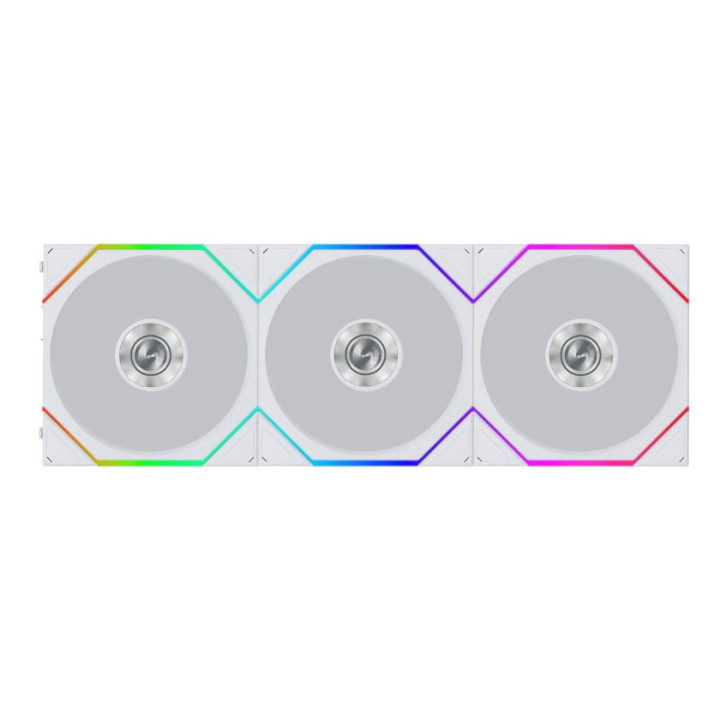 Ventoinha Lian Li UNI FAN TL120 FLEX Wireless Branco 120mm (Pack 3) | Arrefecimento Premium