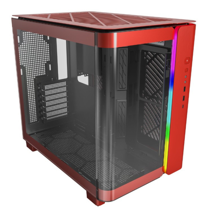 Caixa ATX Montech King 95 Vermelha