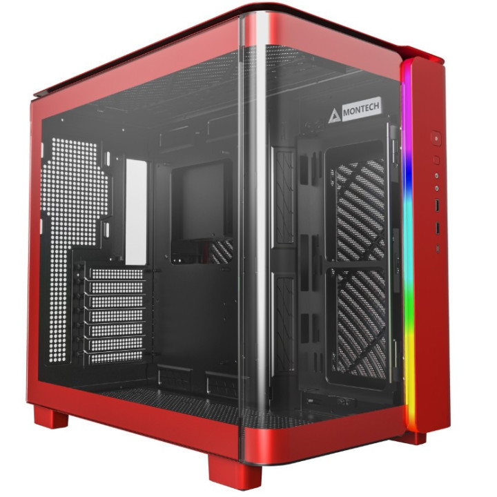 Caixa ATX Montech King 95 Vermelha