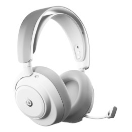 Steelseries Arctis Nova Pro Omni Auscultadores Com fios e sem fios Fita de cabeça Jogos USB Type-C Bluetooth Branco