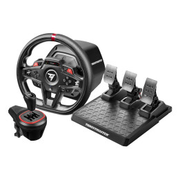 Thrustmaster T248R Shifter Pack Preto USB Volante + pedais + trocador Analógico   Digital PlayStation 5, PC