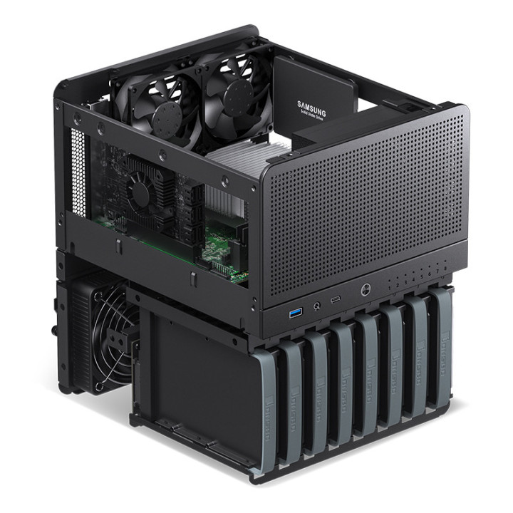 Jonsbo N3 caixa para computador Mini Tower Preto