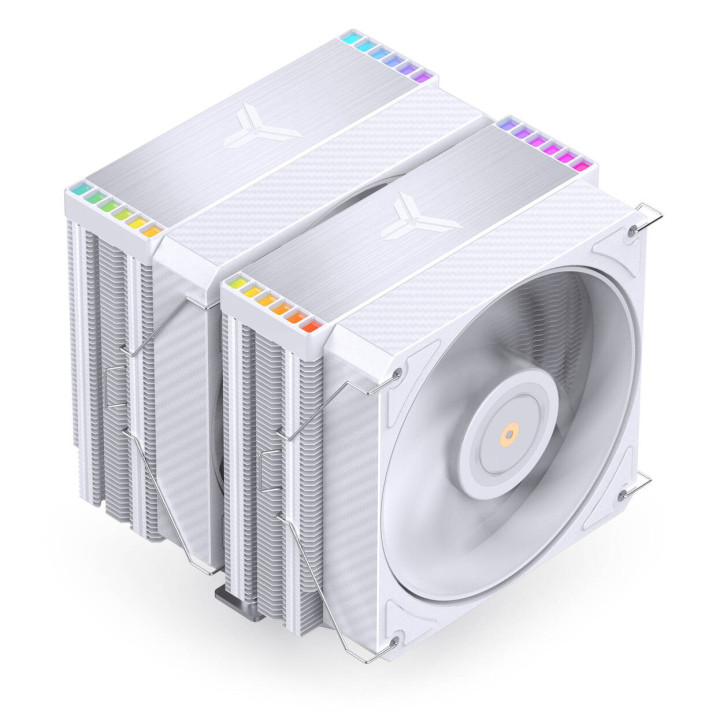 Cooler CPU Jonsbo HX6280 Branco 130mm - Desempenho Silencioso para o seu Processador
