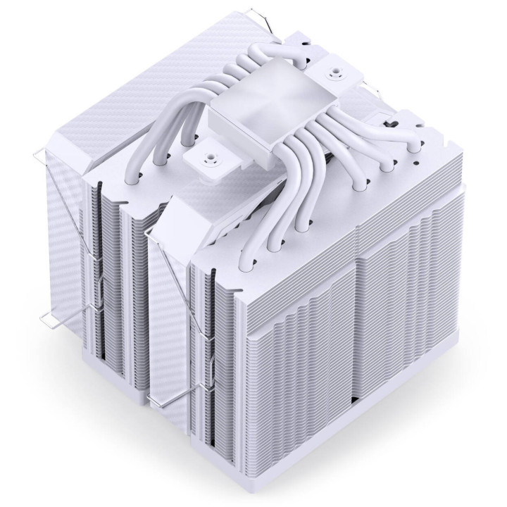 Cooler CPU Jonsbo HX6280 Branco 130mm - Desempenho Silencioso para o seu Processador