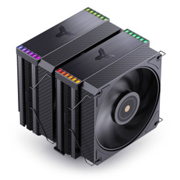 Cooler CPU Jonsbo HX6280 Preto - Dissipador Eficiente, Operação Silenciosa, 130mm