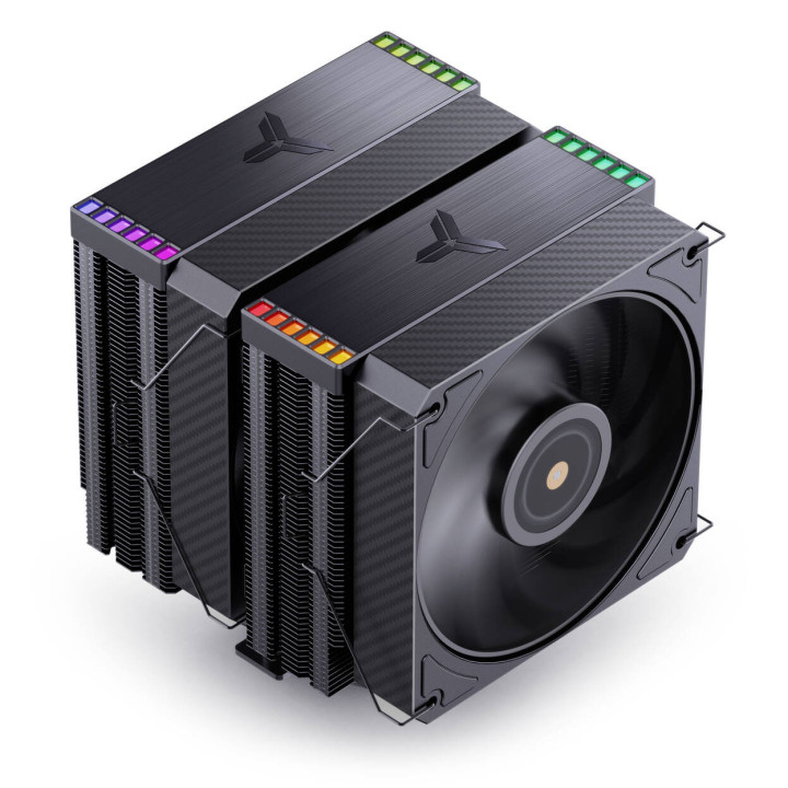Cooler CPU Jonsbo HX6280 Preto - Dissipador Eficiente, Operação Silenciosa, 130mm