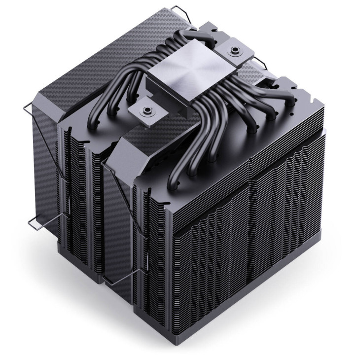 Cooler CPU Jonsbo HX6280 Preto - Dissipador Eficiente, Operação Silenciosa, 130mm