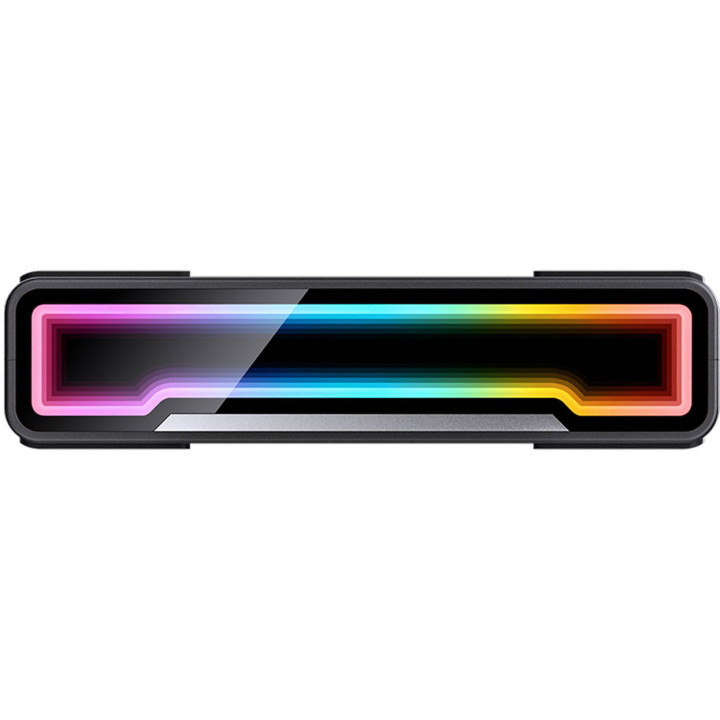 Ventoinha Jonsbo ZK-120BR ARGB Reversed PWM Preto - 120mm (3PACK)