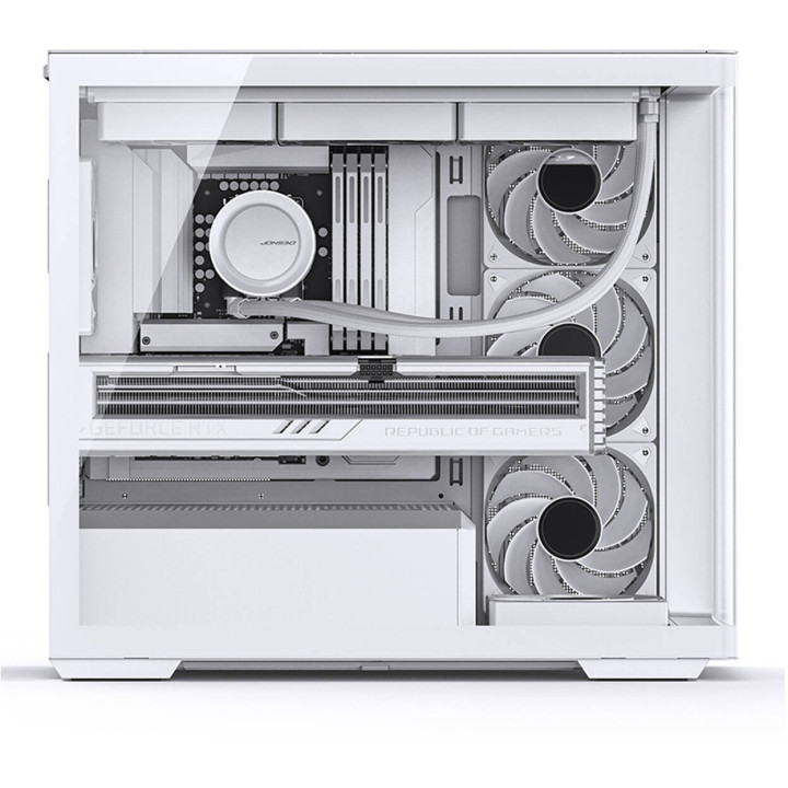 Caixa Micro-ATX Jonsbo D300 Vidro Temperado Branco