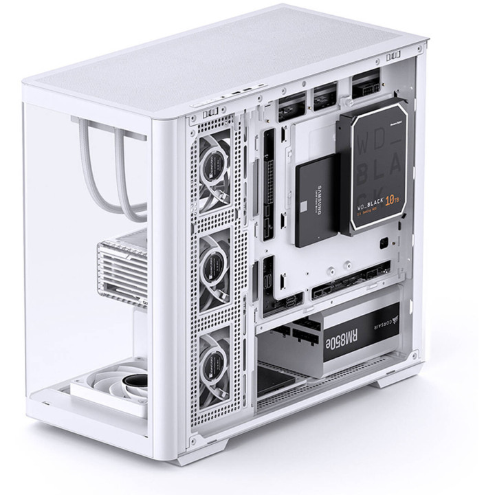 Caixa Micro-ATX Jonsbo D300 Vidro Temperado Branco