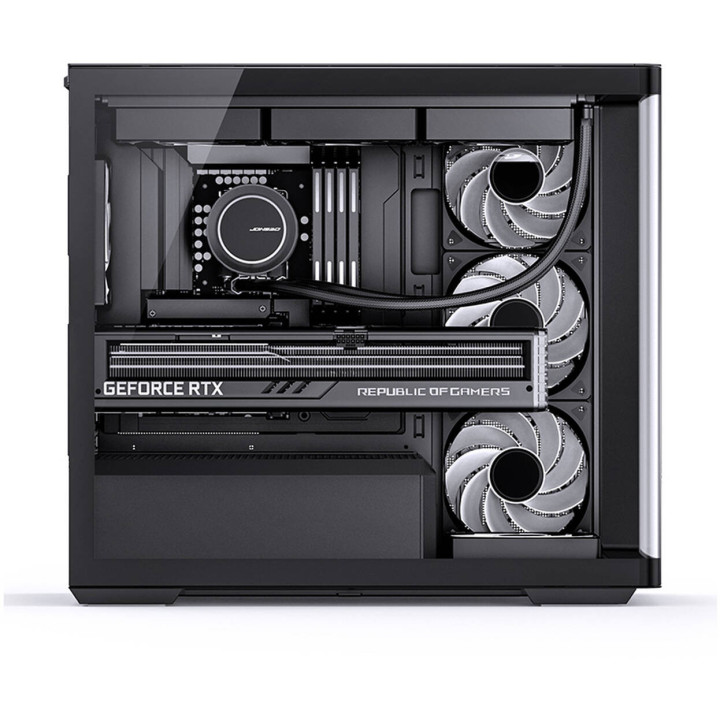 Caixa Micro-ATX Jonsbo D300 Vidro Temperado Preto